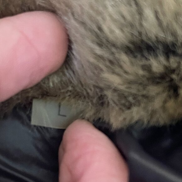 S13 NEW YORK Duck Down Feather Insulated Winter Black Puffer Parka Jacket Size:L - Picture 5 of 10